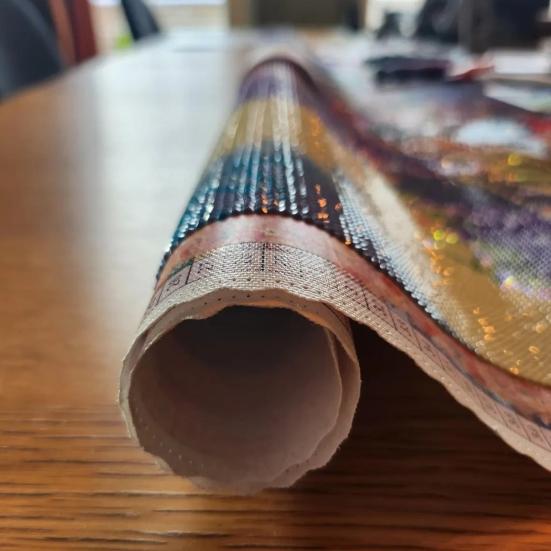 Rhinestone Painting Canvas Roll Holder Anti-Roll Canvas Ring Organizer 3D Printed Rhinestone Art Scroll Roller Ring Storage Tools