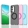 Magnetické bezdrátové nabíjecí pouzdro pro OPPO A5 5G 4G Kryt Cukrové barvy Průhledný zadní kryt Fundas Coque