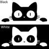 10pcs Waterproof Funny Kitty Decals Black White Car Styling Cover  Electric Motorcycle Stickers