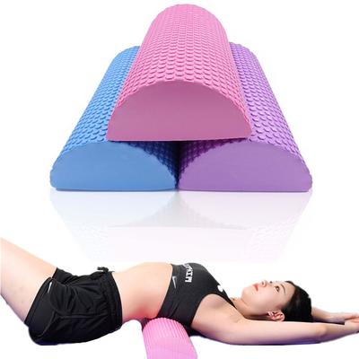 Column Pilates Fitness Roller Balance Pad Half Round Yoga Block EVA Foam Roller Muscle Restoration