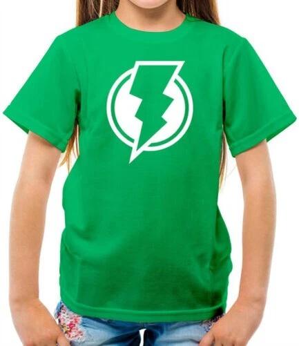 Lightning Bolt Logo Kids T-Shirt - Superhero - Superheroes - Hero - Comic - Gift 140