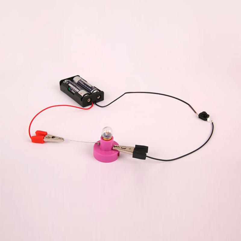 Simulated Light Bulb Circuit Experimental Material Set Children Puzzle Toys For Kids Science Education And Creativity