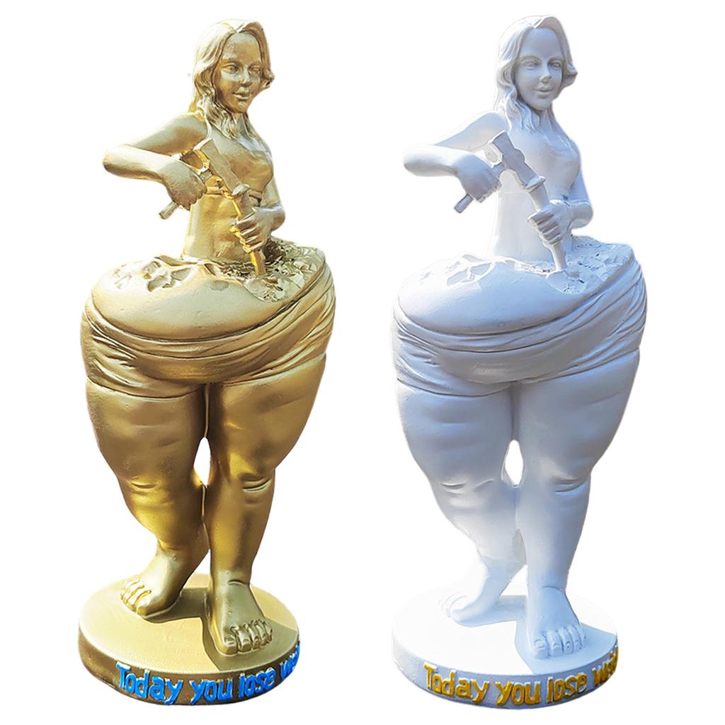 1pcs Weight Loss Slimming Goddess Statue, Decorative Figurines, Sculpture, Bedroom Model, Yoga, Gym, Gym Ornament, Gift for Girls