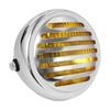 For Honda Gn125/Cg125 Modified Retro Universal Motorcycle 12V Black Shell Front Retro Round Headlight-A87Q