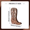 Cowboy Boot Flower Vase Western Wall Decor Retro Design Planter Hanging for Home Indoor