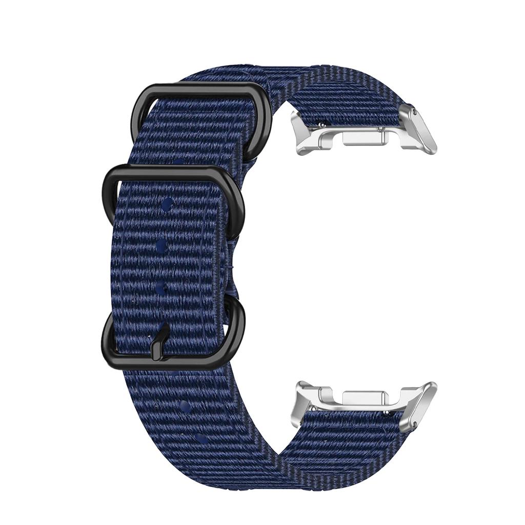 Nylon Strap for Samsung Galaxy Watch 8 40 44mm/Classic 46mm Adjustable Canva Bracelet Watchband for Galaxy Ultra2025 Accessories