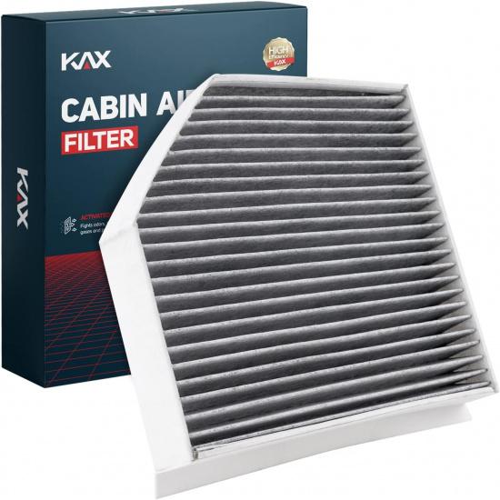 KAX Premium Cabin Air Filter with Dual Active Carbon, CF10550 Replacement for Nissan Rogue 2008-2013, Rogue Select 2014-2015, Sentra 2007-2012,