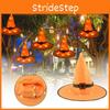 Festive Glowing Halloween Witch Hats For Outdoor Cosplay Party And Decorations