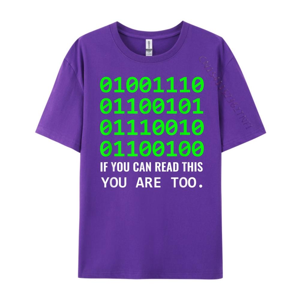 Nerd Computer Binary Code For Developer Geeks Admins Vintage T Shirts Luxury Clothes Unisex