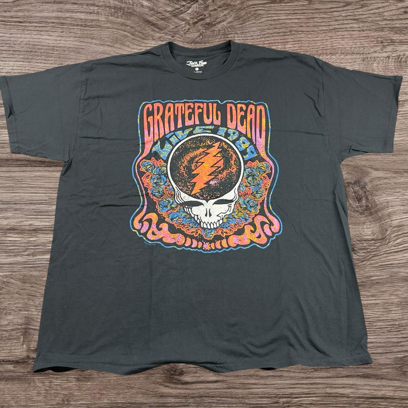 Grateful Dead / Junk Food Clothing / Retro Graphic Adult Size X-Large Unisex T-Shirt S