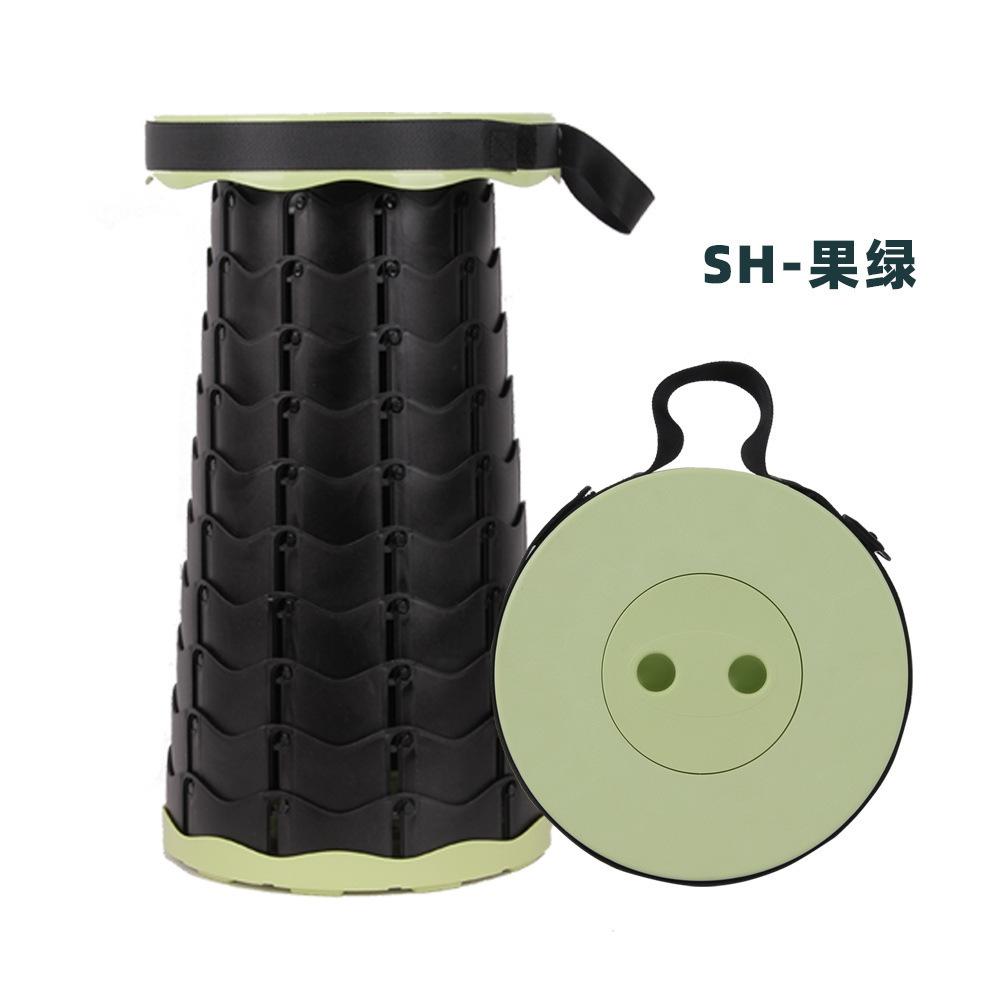 Składany, rozciągliwy stołek na zewnątrz z paskami na ramiona Nowy plastikowy składany stołek dla dorosłych dzieci do użytku domowego Przewijak Magza