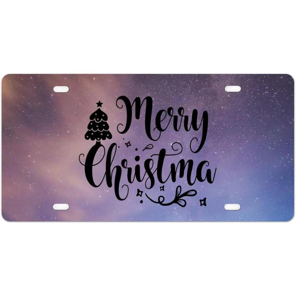 License Plates Sant Claus Metal Tin Signs for Wall Decoration Vintage Tags Metal Automotive Signs For Cafe Bar Club Garage Pu