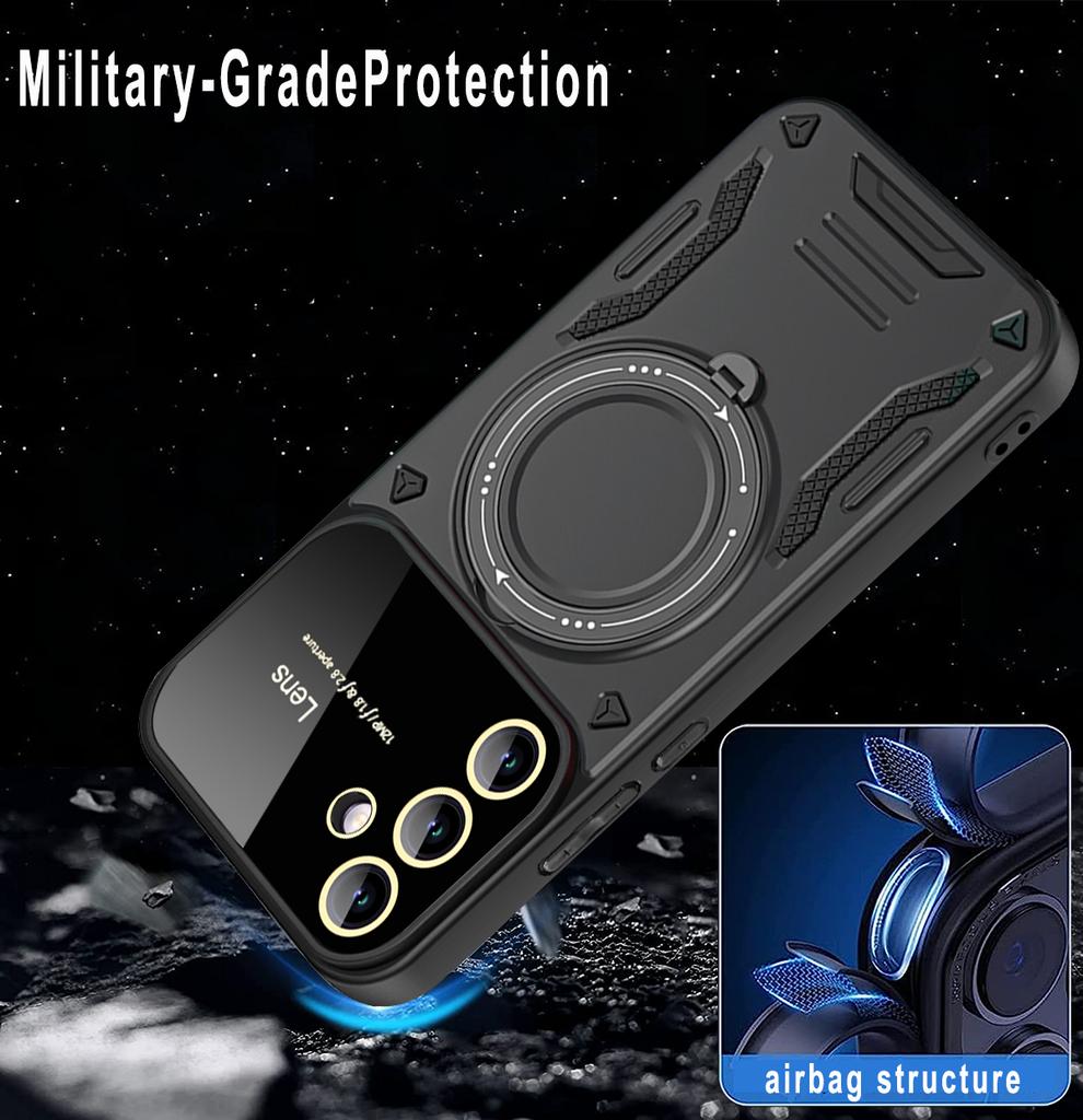 Shockproof Armor Case for Xiaomi Mi 12T Pro 13 Magnetic Ring Stand Camera Protector Phone Cover For Mi Poco X5 X4 X3 Pro NFC
