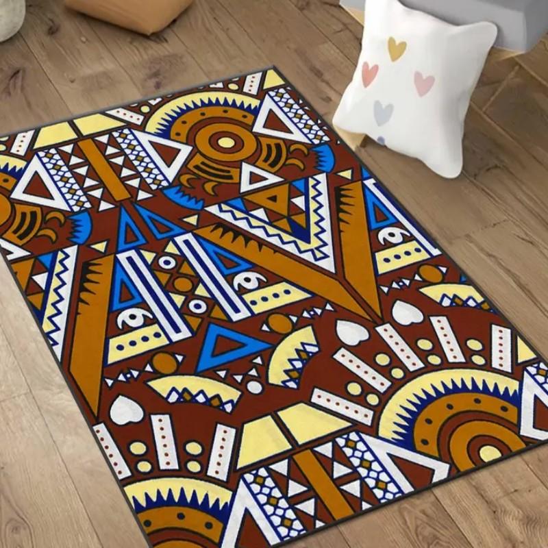 Savannah Area Rug,African Runner,Afrocentric Non Slip Carpet,Safari Ethnic Floor Art Rug African,Print Rugs,gift Rug