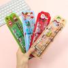 Christmas Cartoon Old Man Suction Cup Card & Children's Five-in-One Eraser Pencil Set