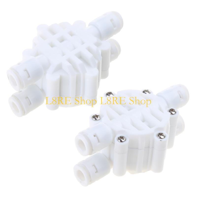 L8RE 4 Way 1/4 Port Auto Shut Off with Quick-Connect Fittings Durable