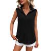 Women's Fashion Comfortable Solid Color Sexy Loose Round Neck T-shirt Vest