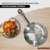 Set de 3 poeles 20 24 et 28 cm en inox Fackelmann Eterna