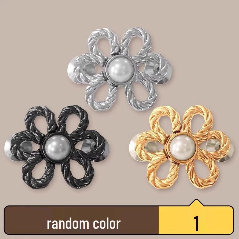 

Регулируемая поясная пряжка в виде цветка: Декор из сплава без шитья для одежды | Съемный и универсальный для легкой регулировки