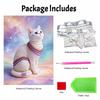 5D Pearl Kit Pearl Cat Design DIY Enamel Art for Living Room Bedroom Wall Decoration Handmade Gift