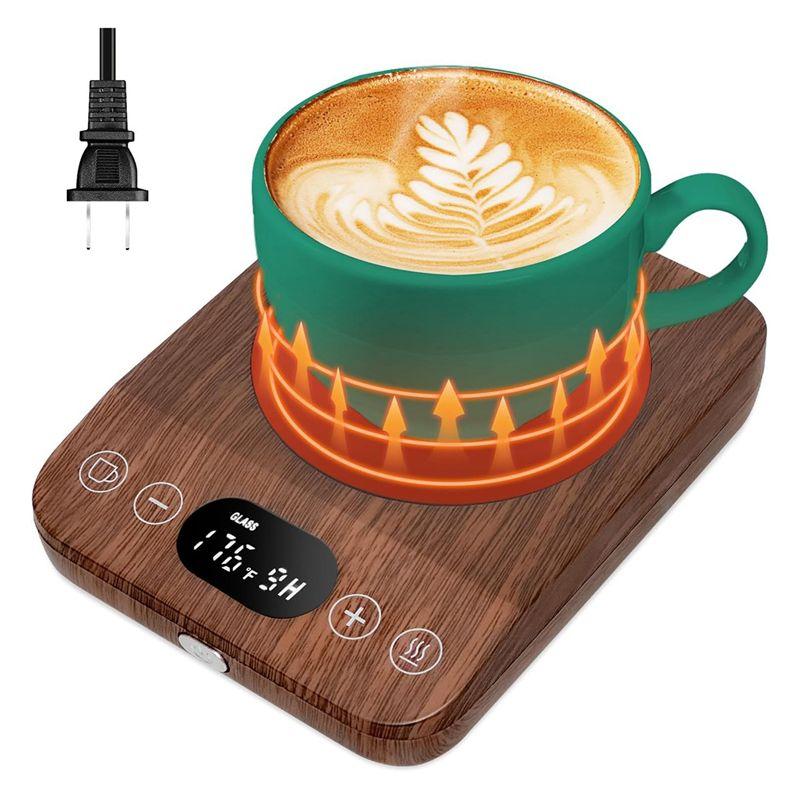 

AEE4-Coffee Mug Warmer, Auto On/Off Upgrade -Induction Mug Warmer For Desk With 9 Temperature Settings,1-9 Timer