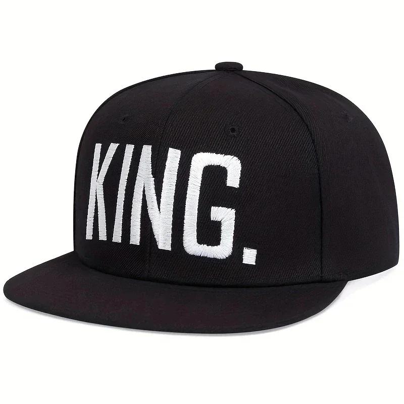Unisex KING Letter Embroidery Hip-hop Hats Spring And Autumn Outdoor Adjustable Sports Casual Baseball Caps Sunscreen Hat