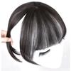 Mode 3D Natürliche Unsichtbare Nahtlose Luft-Pony-Perücke Elegantes Französisches Fake-Patch Synthetisches Haarteil für Mädchen Frau 2028