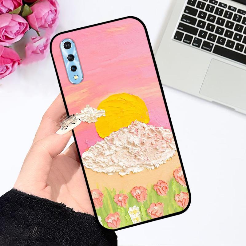 For Vivo iQOO Neo 855 5G Case iQOO Z5 Cute Cartoon Astronaut Soft Silicone TPU Phone Cover For VIVO S1 Y7S 4G Global Coque Funda