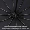 12 Rib Strong Automatic Open Umbrella Close Travel Windproof Compact Folding New