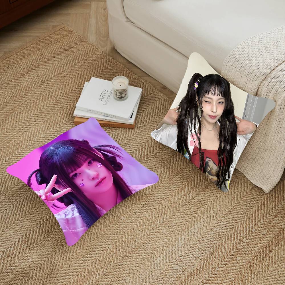 Singer K-KYUJIN Pillowcase Toon Gift Cushion Cover Bedroom Home Sofa Chair Seat Decor Pillow Case