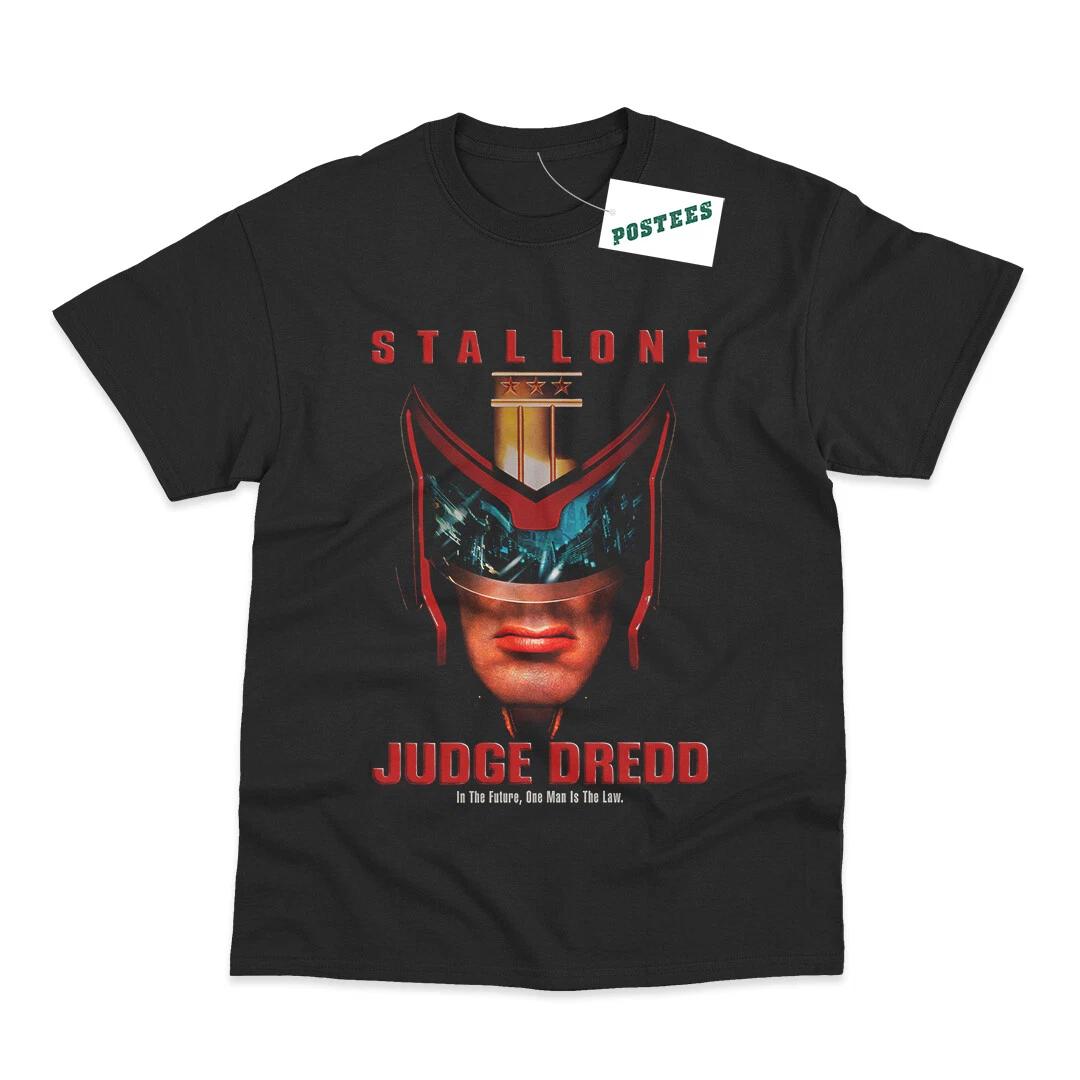 Retro Movie Poster Inspired By Judge Dredd DTG Printed T-Shirt 2XL
