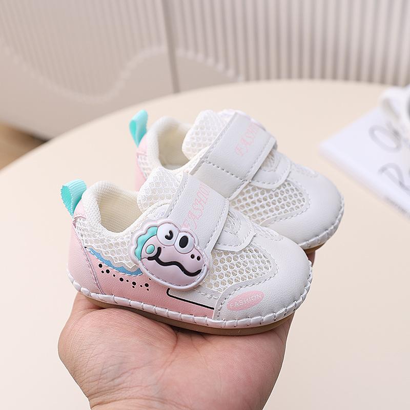 Spring 0-1 Year Old Boy Soft-soled Toddler Shoes Breathable Single Mesh Shoes 6-9 Months Female Infant Shoes