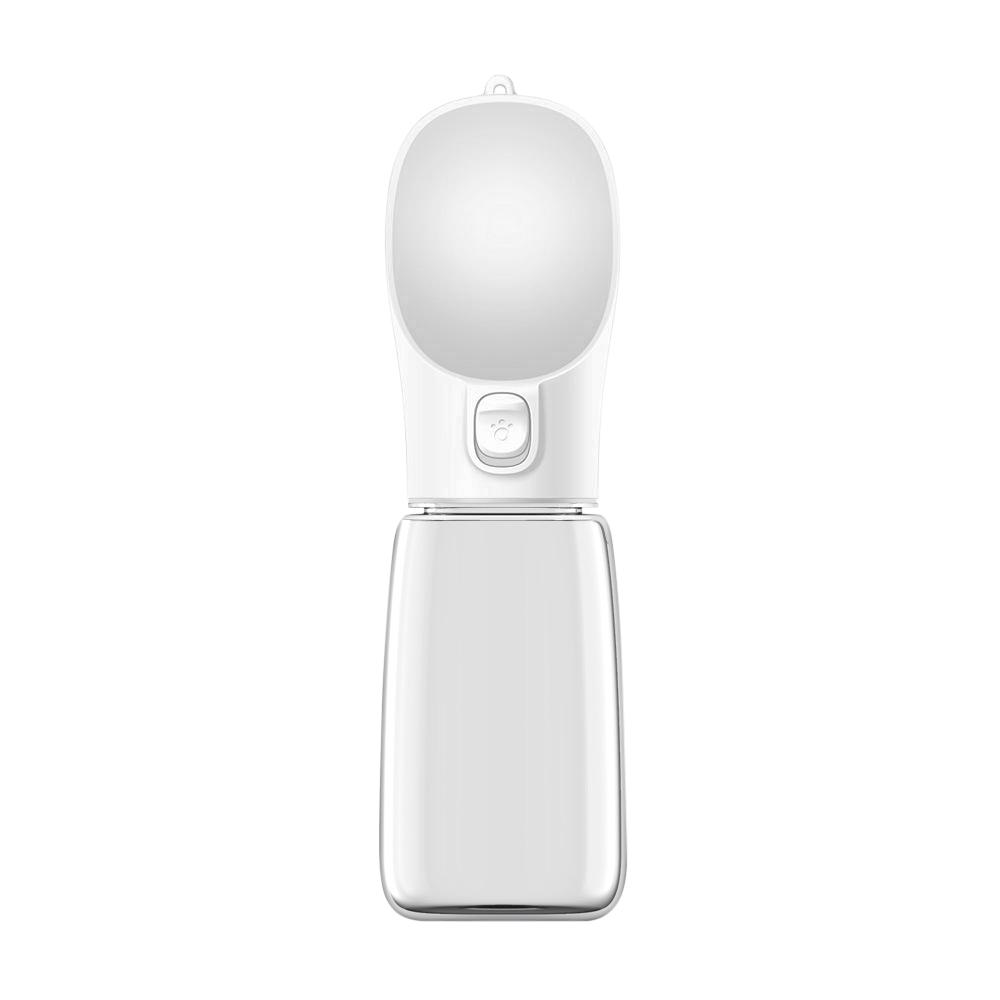 

550ml Dog Drinking Cup Washable Plastic Dog Water Dispenser Pet Supplies білий