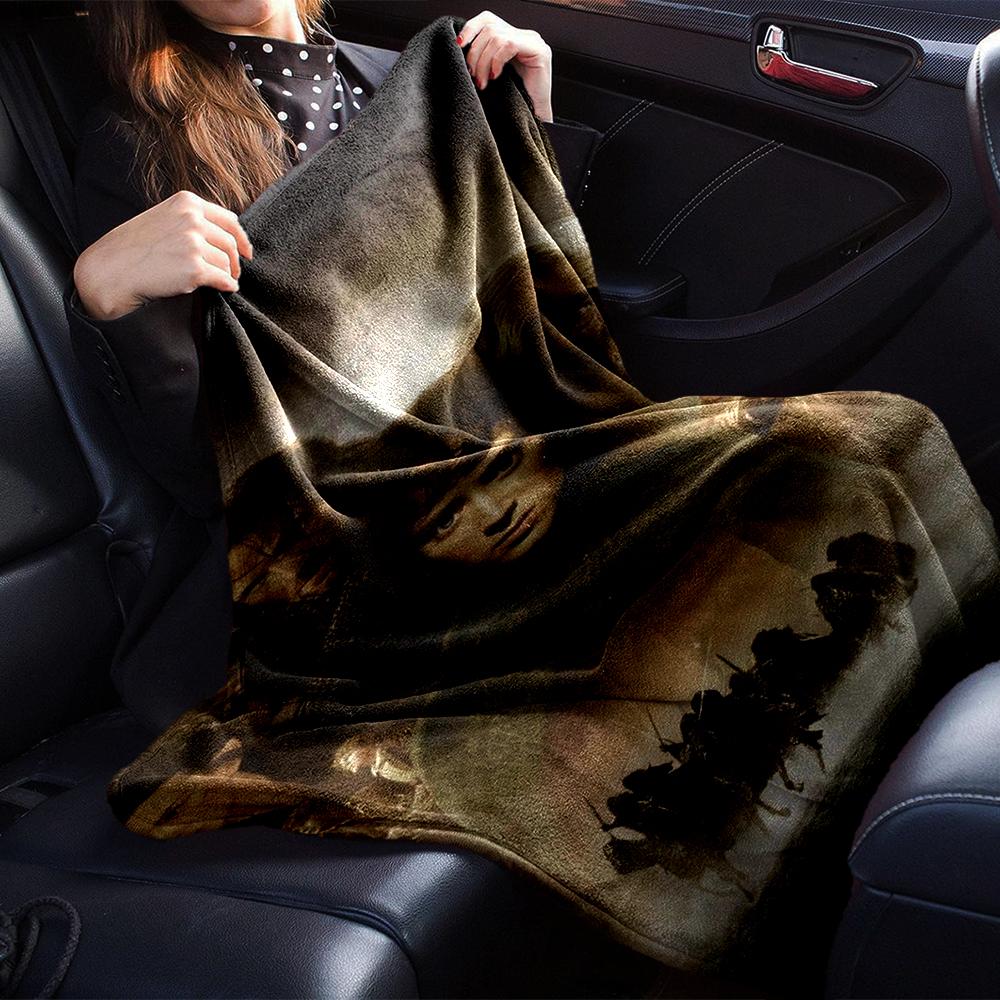 The Lord of the Rings Theme Printed Blanket - Perfect for Couch, Bed, Travel & Outdoor Use | Machine Washable, Cozy & Durable.