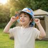 Spring & Summer Kids' Cotton Shark Bucket Hat - Wide Brim for Boys & Girls