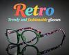 Retro Square Flat Lens Glasses - Casual & Versatile Party Fashion