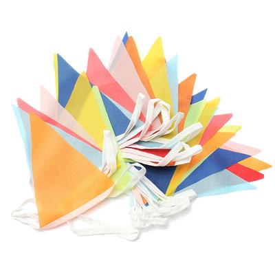 1 x 10 metri striscione stamina stendardo bandiera decorazione festa matrimonio arcobaleno bandiera in tessuto