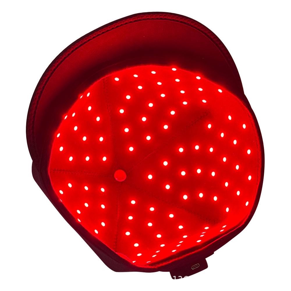 Portable LED Red Light Therapy Cap for Hair Growth and Infrared Care