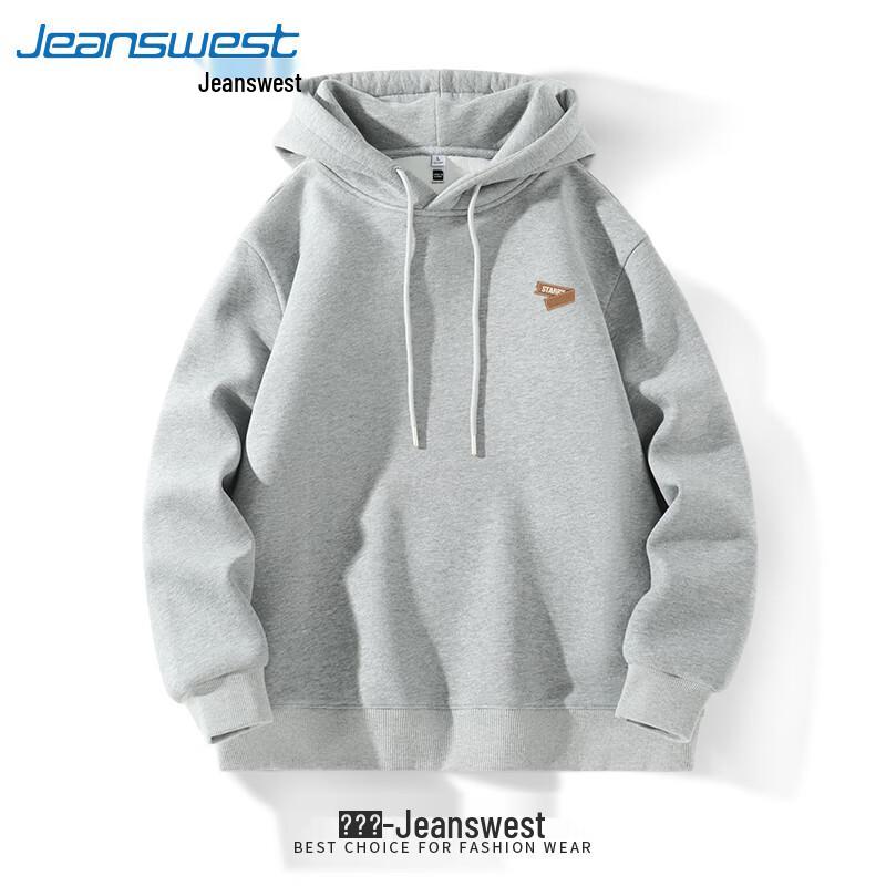 Jeanswest Men's 2025 Loose Fit Hooded Sweatshirt