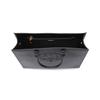 Prada Embossed Triangle Logo Leather Tote Bag Women Tote Bags Black 1BA363-NZV-F0002-V-XOA