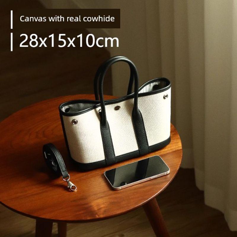 [Clearance Special Offer] First Layer Cowhide Women Bag Genuine Leather Bag Skeleton-Skin