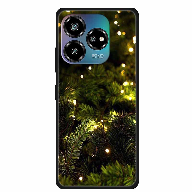 Christmas Lovely Cover For ZTE Axon 60 Lite Case  Axon60 50 40 Lite Pro Ultra 30 Soft Silicone TPU Phone Case For ZTE Axon 60 4G