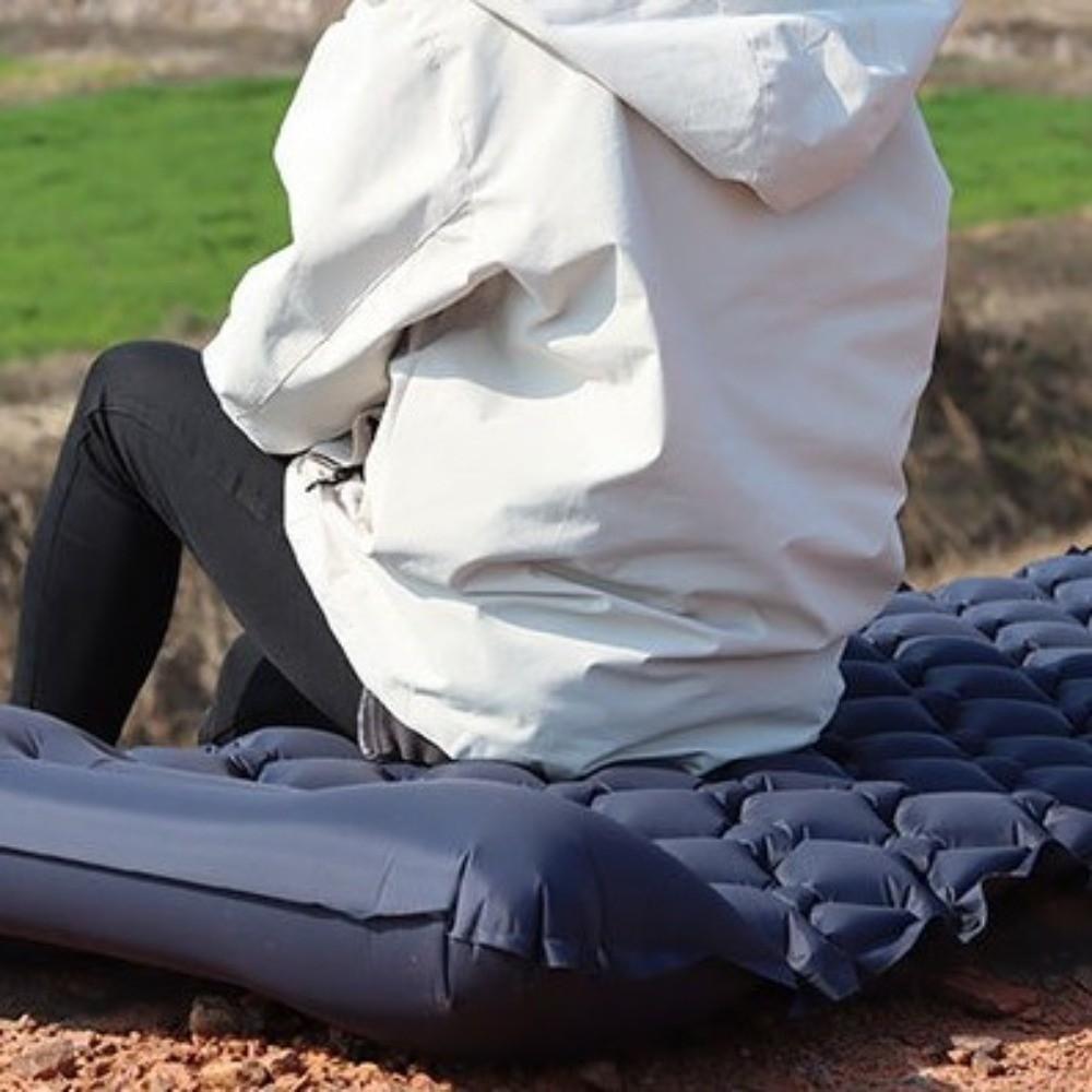 Tear-Resistant Inflatable Mattress Built-in Pump Self-Inflating Sleeping Mat  Hiking Backpacking