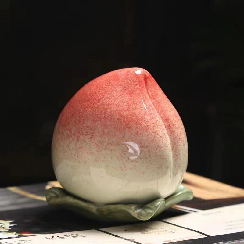 Persimmon Tea Scented Ceramic Candy Jar and Candle Holder