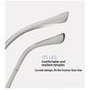 Men's Business Fashion Oval Frame Reading Glasses Women's Lightweight and Minimalist Anti Blue Light Presbyopic Glasses Comfortable Eye Protection