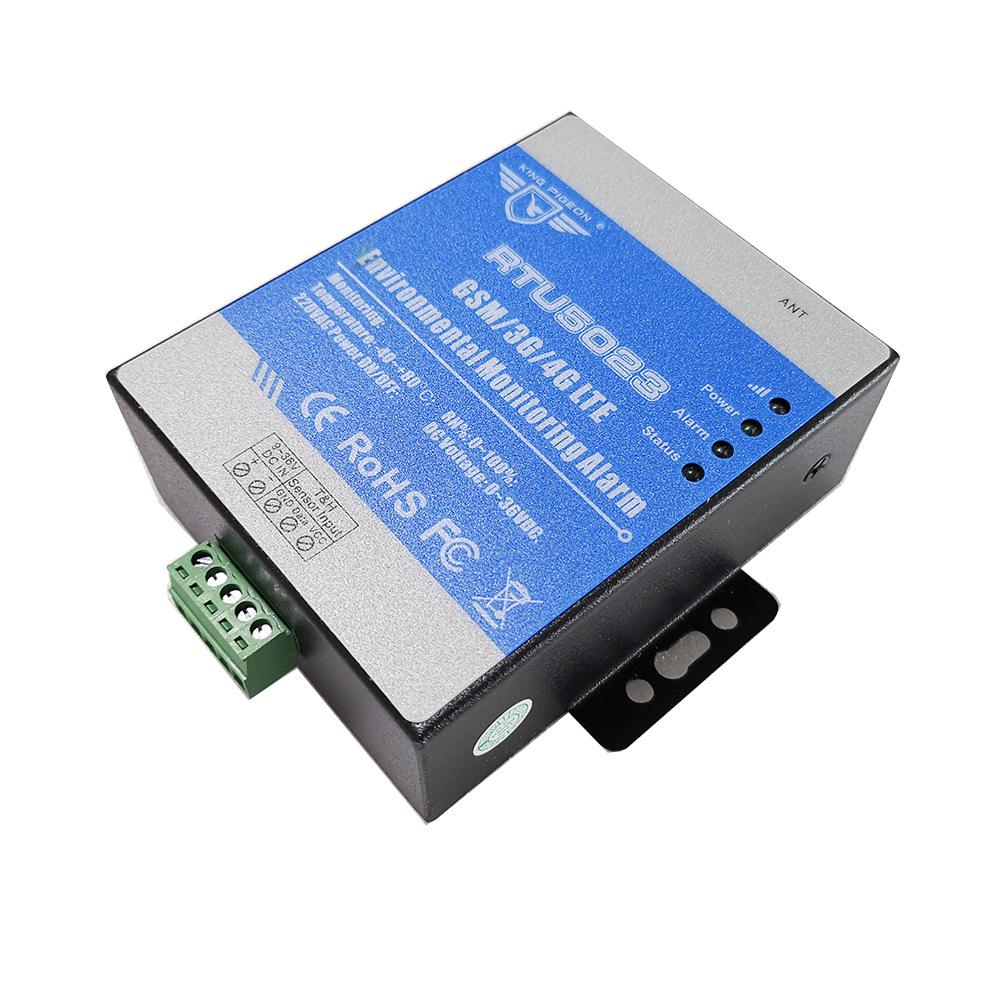 RTU5023 GSM Environmental Monitor: 2G/3G/4G Temperature & Humidity SMS Alarm with Mobile App Control
