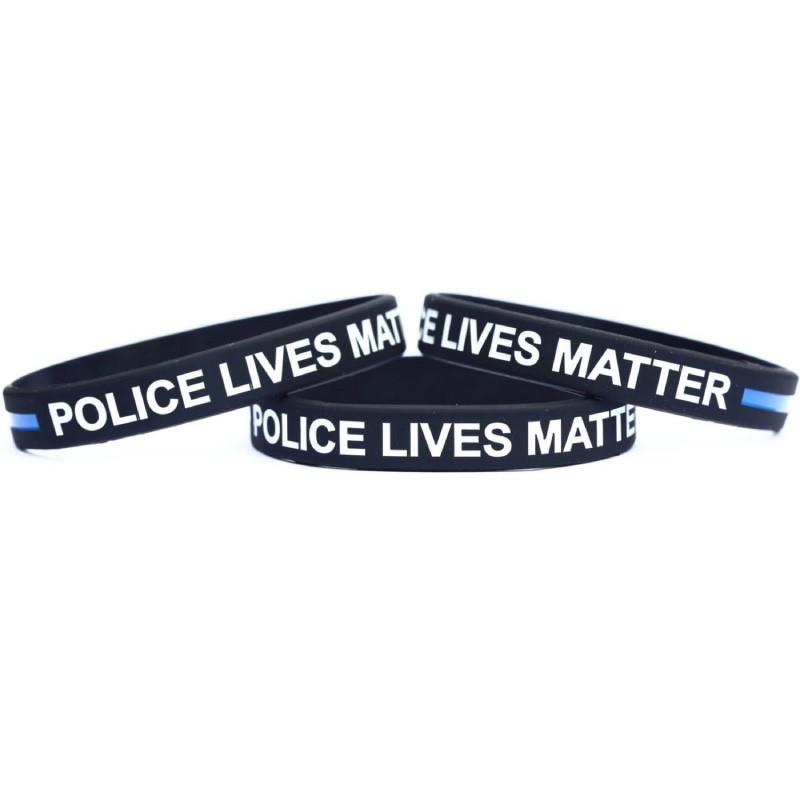 Thin 1 Blue Line Bracelet Lives Matter Wristband Support Decoration Accessories