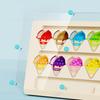 Montessori Magnetic Color Sorting Maze Number Maze Toys Wooden Puzzle Activity Board Fine Motor Toys for Toddlers Boys Girls