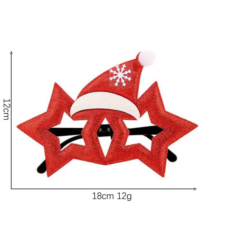 Festive Headband Eyeglass Frames: Christmas, Halloween, Valentine's Day & Party Glasses with Santa Claus Design