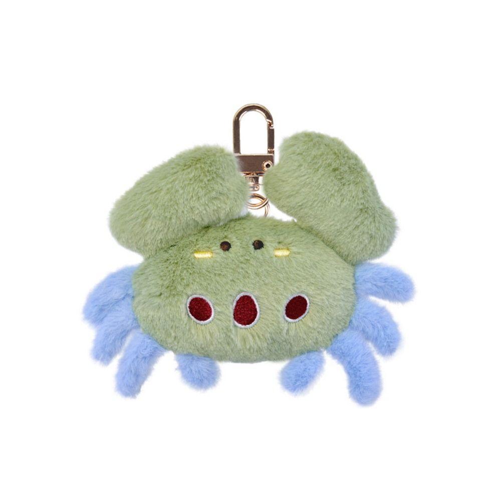Kawaii Ocean Animal Keychain Soft Cartoon Plush Pendant Cute Fluffy Sea Keyring  Home Decor